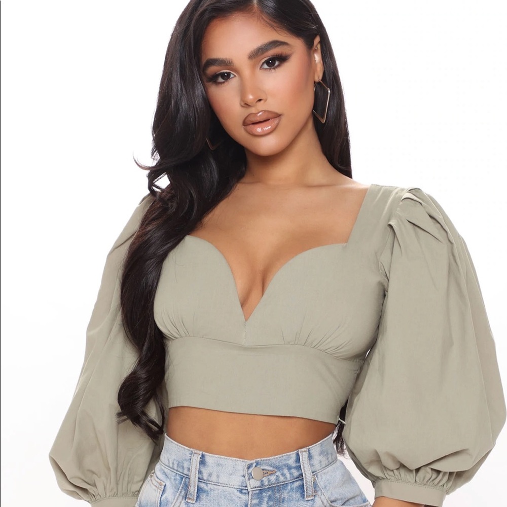 Long sleeve blouse